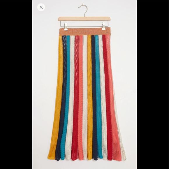 Anthro Farm Rio Jimena Knit Maxi Skirt M - Picture 3 of 10